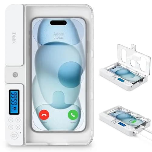IDISKK Auto Timer Lock Box for Smartphones | 19.1 cm x 12 cm x 2.4 cm thumbnail 1