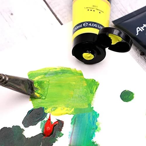 Artecho Acrylic Paint Burnt Umber 120ml | Fast Dry, Gloss Finish, Non-Toxic for Canvas & Crafts thumbnail 4