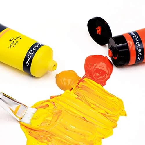 Artecho Acrylic Paint Burnt Umber 120ml | Fast Dry, Gloss Finish, Non-Toxic for Canvas & Crafts thumbnail 5
