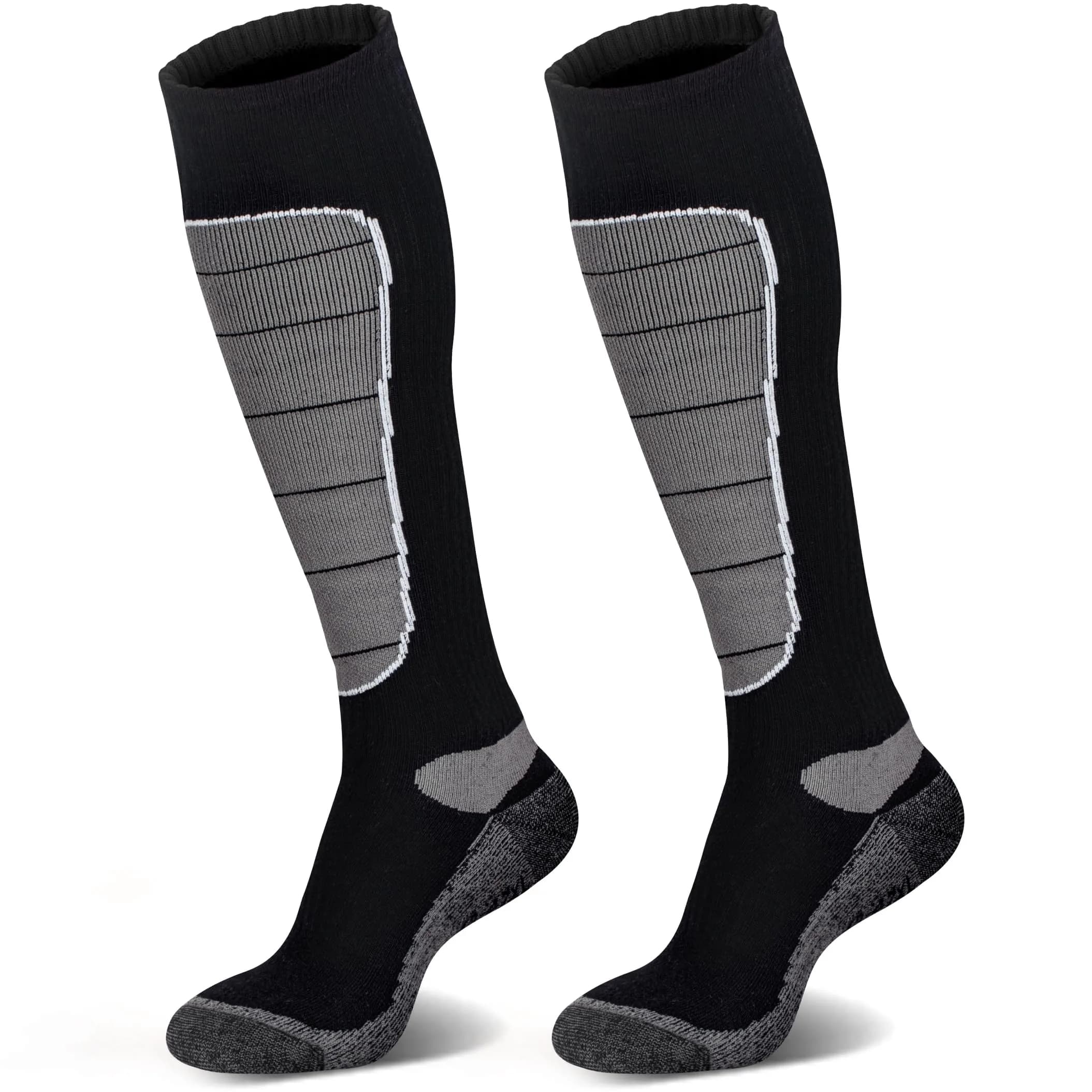 Hylaea Merino Wool Ski Socks Over the Calf | Thermal, Moisture-Wicking & Knee-High (120 chars)