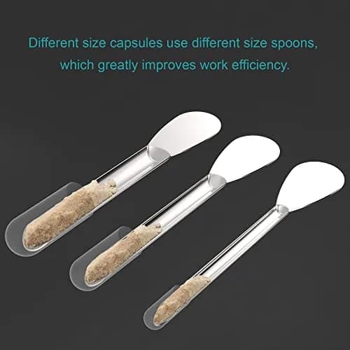 Foosi Stainless Steel Lab Spatula Set 25Pcs (22 Count) | Precision Scoops for Lab & Hobby Use thumbnail 5