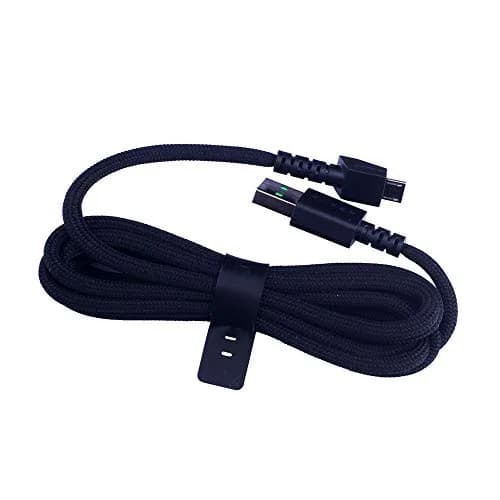 HUYUN USB Charging Cable for Razer Naga Pro & DeathAdder V2 pro & Basilisk & Viper Ultimate 1.9m | Compatible with Razer Hyperspeed Wireless Mouse thumbnail 3