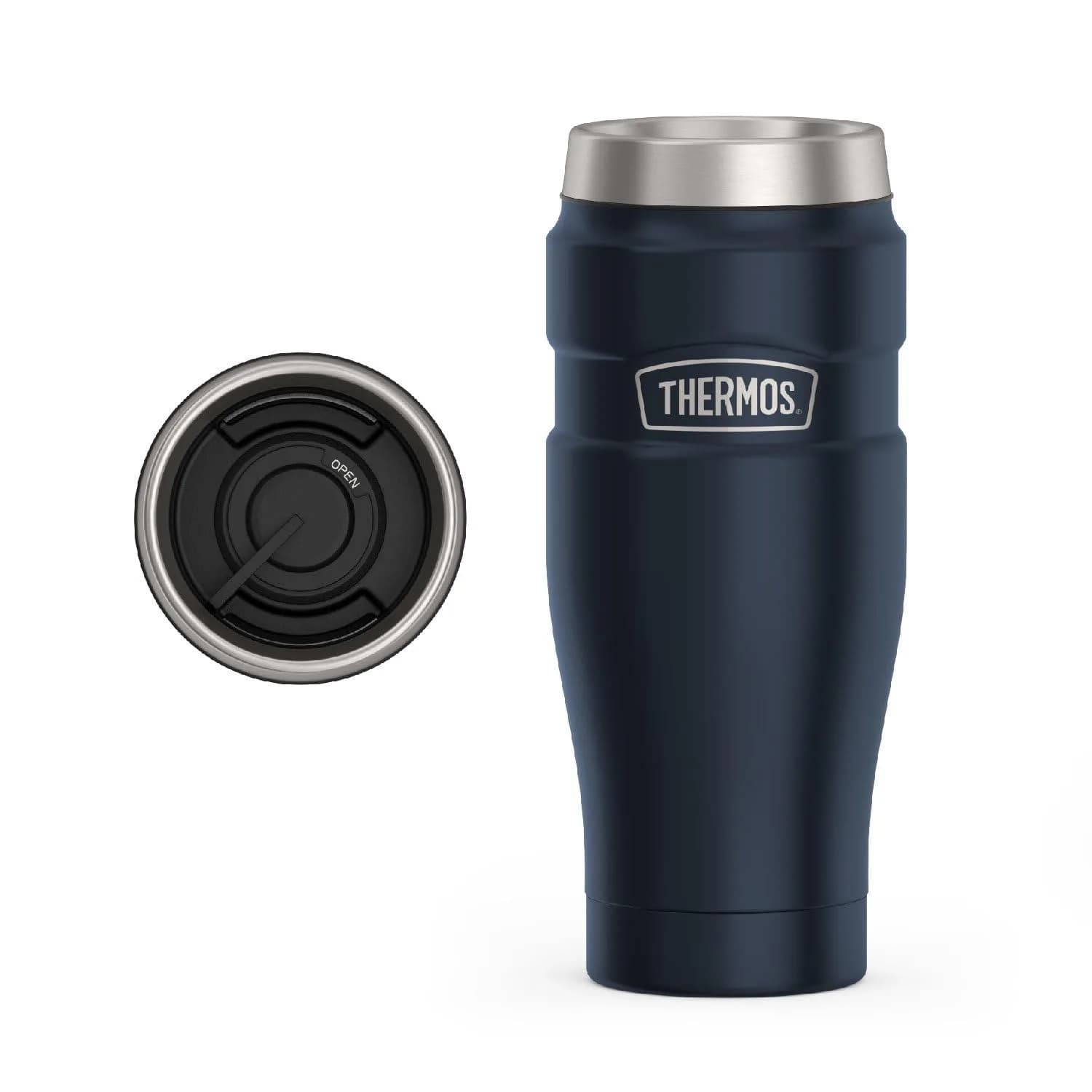 THERMOS Stainless King 16oz Tumbler - Midnight Blue | Hot 7 Hrs, Cold 18 Hrs - main product image