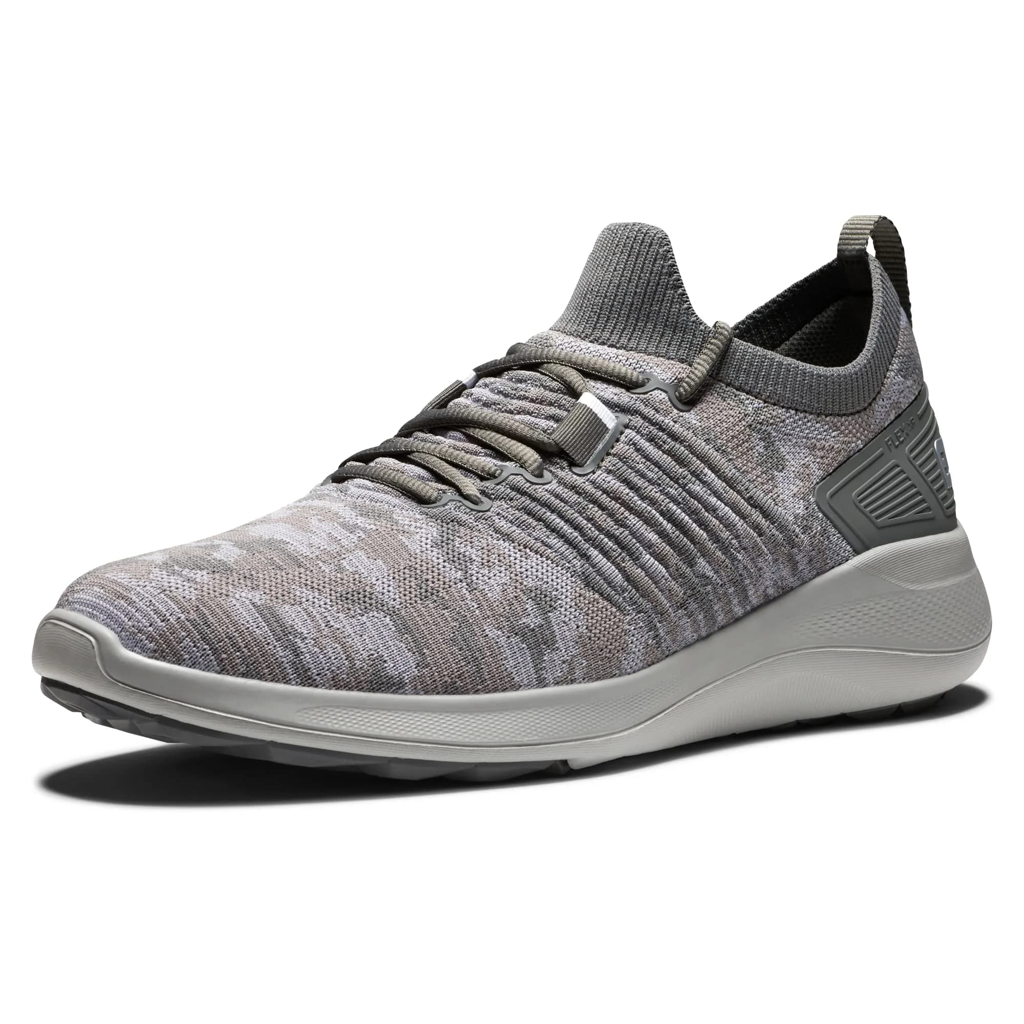 FootJoy FJ Flex XP Golf Shoe, Royal, 7.5 | Waterproof, Breathable, Supportive — Camo Grey / 7