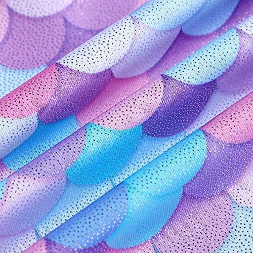 Belovance Girls Gymnastics Leotard Mermaid Purple 6-7 Years | Shiny Unicorn Athletic Dance Wear thumbnail 4