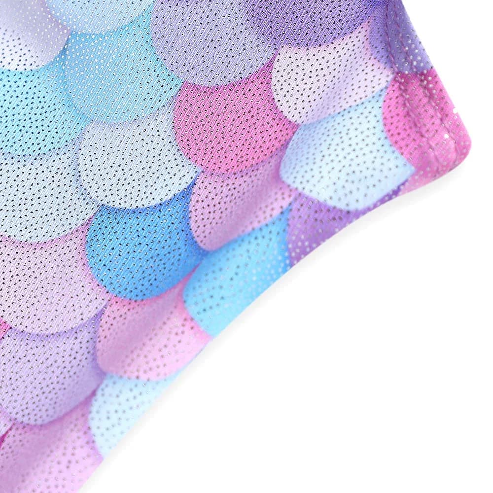 Belovance Girls Gymnastics Leotard Mermaid Purple 6-7 Years | Shiny Unicorn Athletic Dance Wear - view 3