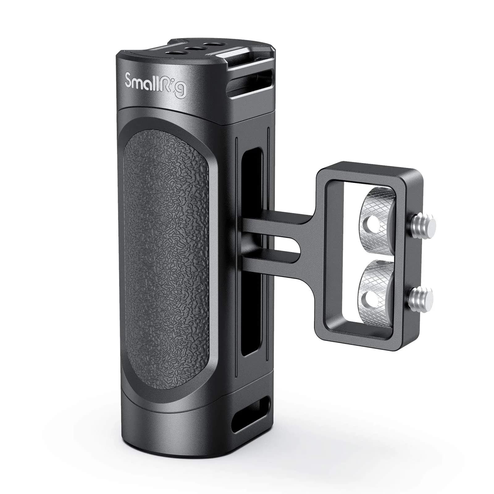 SMALLRIG Mini Side Handle Handgrip with Dual 1/4"-20 Screw Mount & Built-in Wrench, Up and Down Adjustable (139g) | Camera Cage Mount - main product image