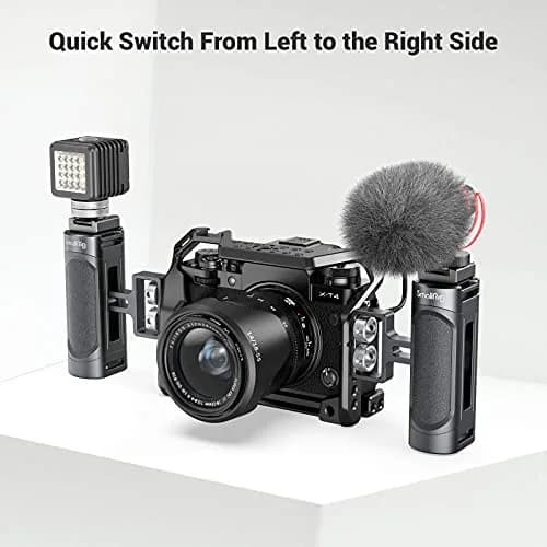 SMALLRIG Mini Side Handle Handgrip with Dual 1/4"-20 Screw Mount & Built-in Wrench, Up and Down Adjustable (139g) | Camera Cage Mount thumbnail 3