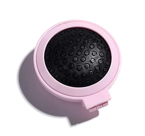 AKOAK Pink Folding Massage Comb with Mirror & Airbag Cushion, 6.5cm | Detangles & Massages Scalp thumbnail 4