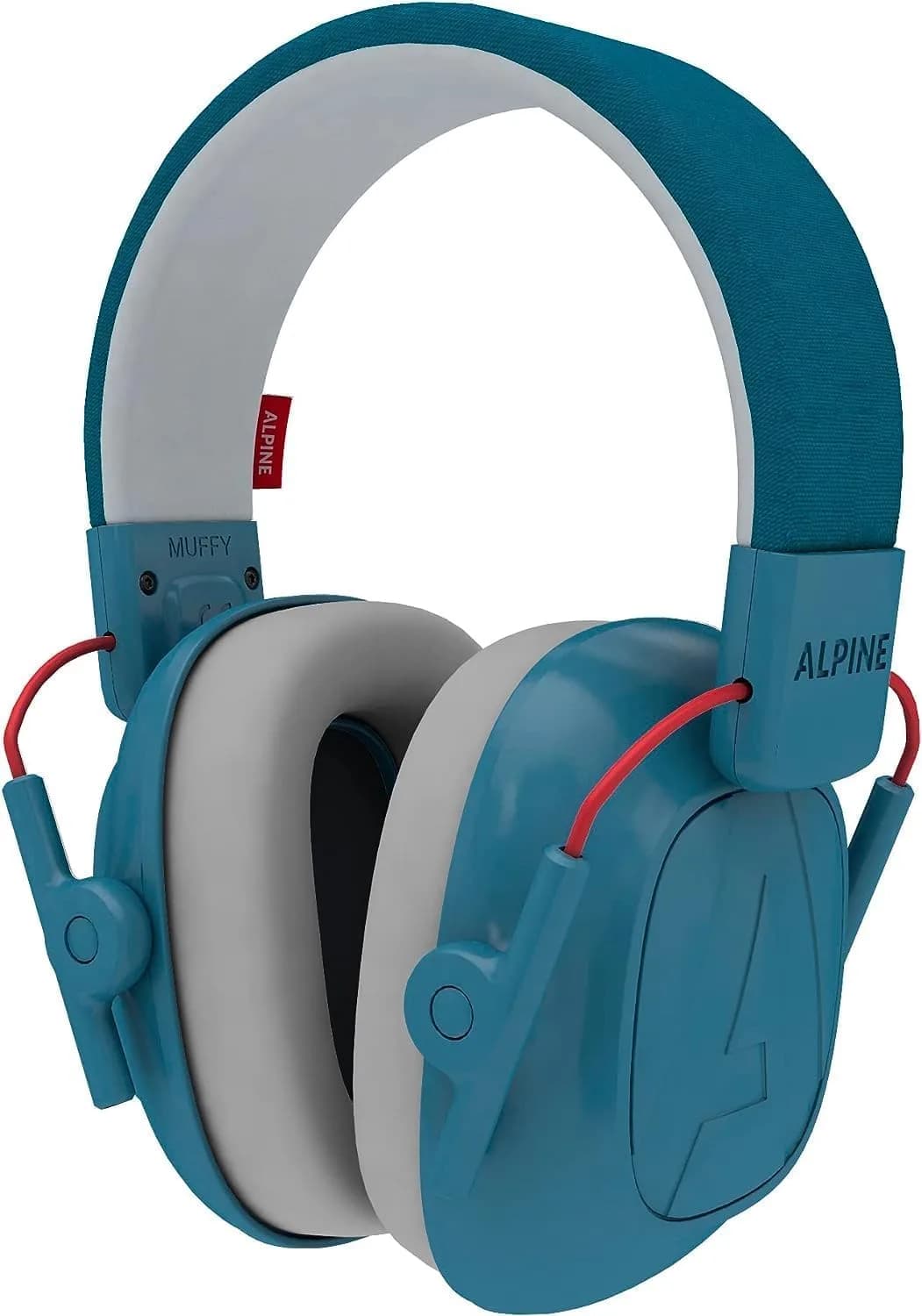 Alpine Muffy Kids Noise Reduction Earmuffs - 5-16 y - Ear Defender - Blue | Protects Young Ears in Noisy Settings