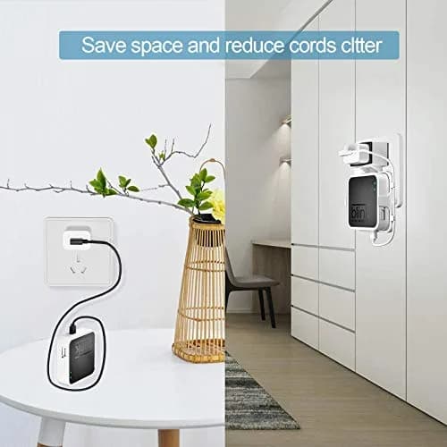 HOLACA Outlet Wall Mount for Blink Sync Module 2 | Easy Install, 2 Pack, White thumbnail 2
