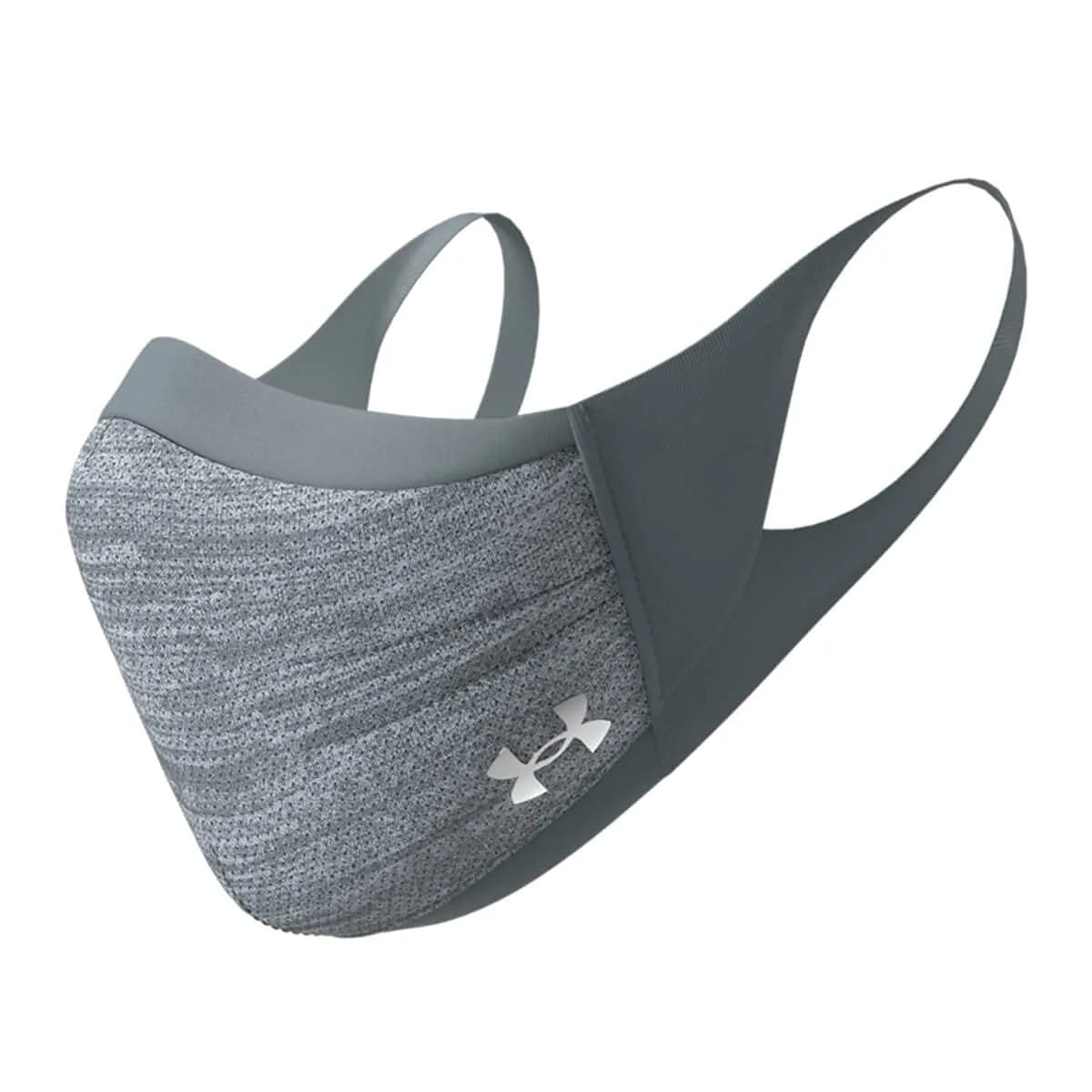 Under Armour Unisex Sports MaskDISC, Pitch Gray (013)/Silver Chrome, Large/X-Large | Breathable & Cool-Touch Fabric - main product image