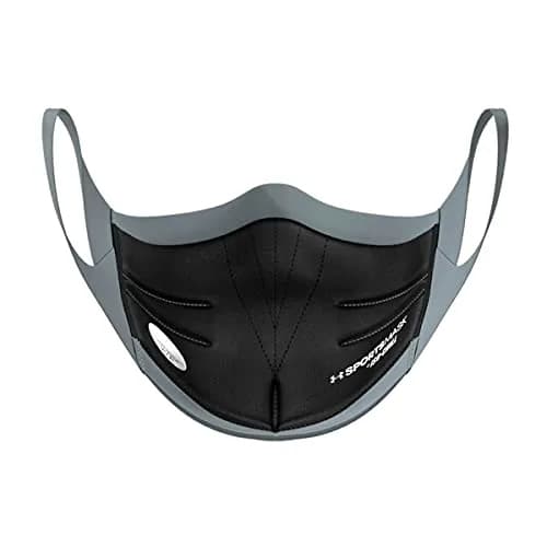 Under Armour Unisex Sports MaskDISC, Pitch Gray (013)/Silver Chrome, Large/X-Large | Breathable & Cool-Touch Fabric thumbnail 4