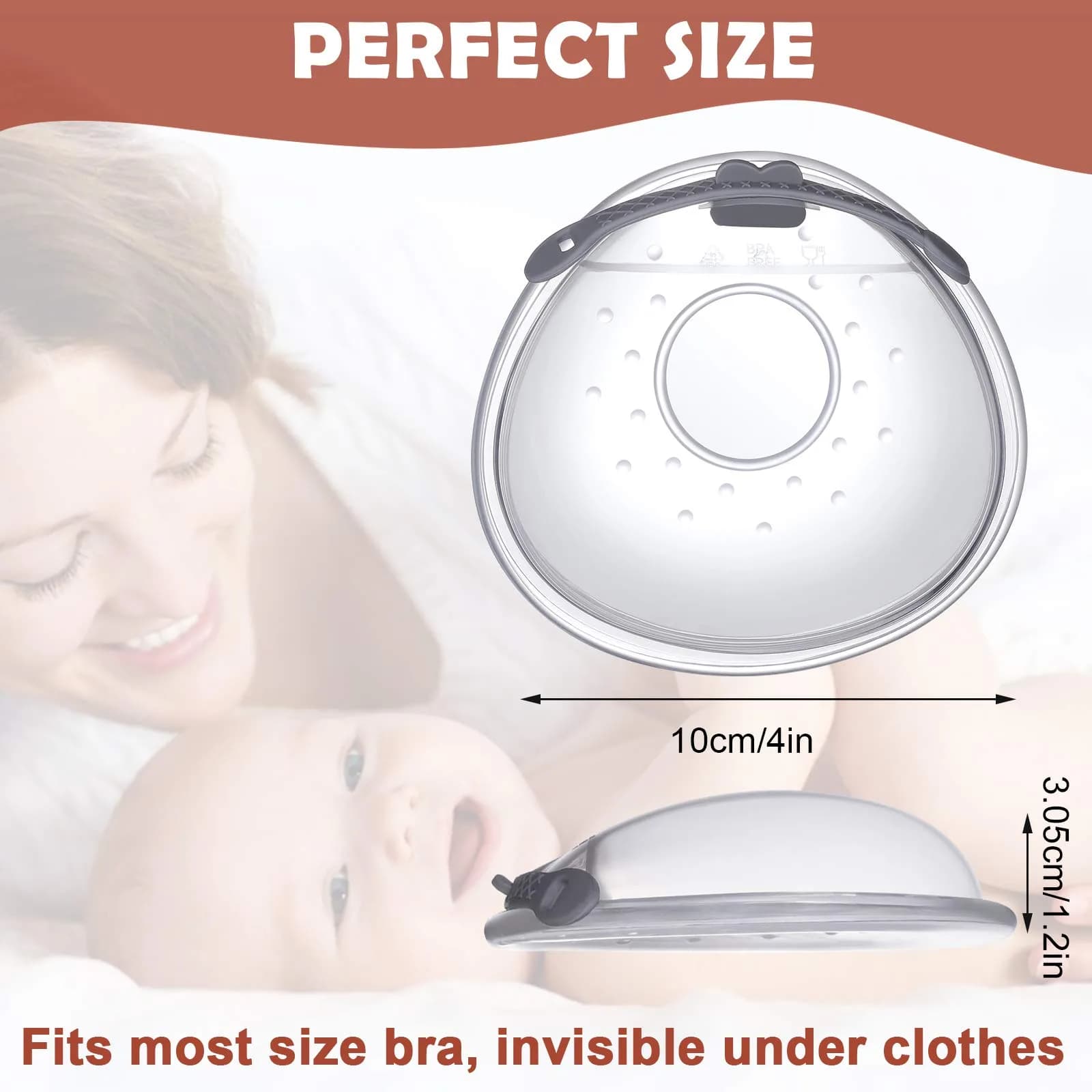 Lictin Breast Milk Collector Shells with Storage Bags - 70ml Capacity, BPA-Free Silicone | Pack of 2 - view 6