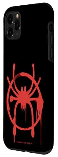 Marvel Spider-Man Into The Spider-Verse Miles Morales Spider Case for iPhone 11 Pro Max | Superhero Graffiti Design thumbnail 2