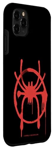 Marvel Spider-Man Into The Spider-Verse Miles Morales Spider Case for iPhone 11 Pro Max | Superhero Graffiti Design thumbnail 3