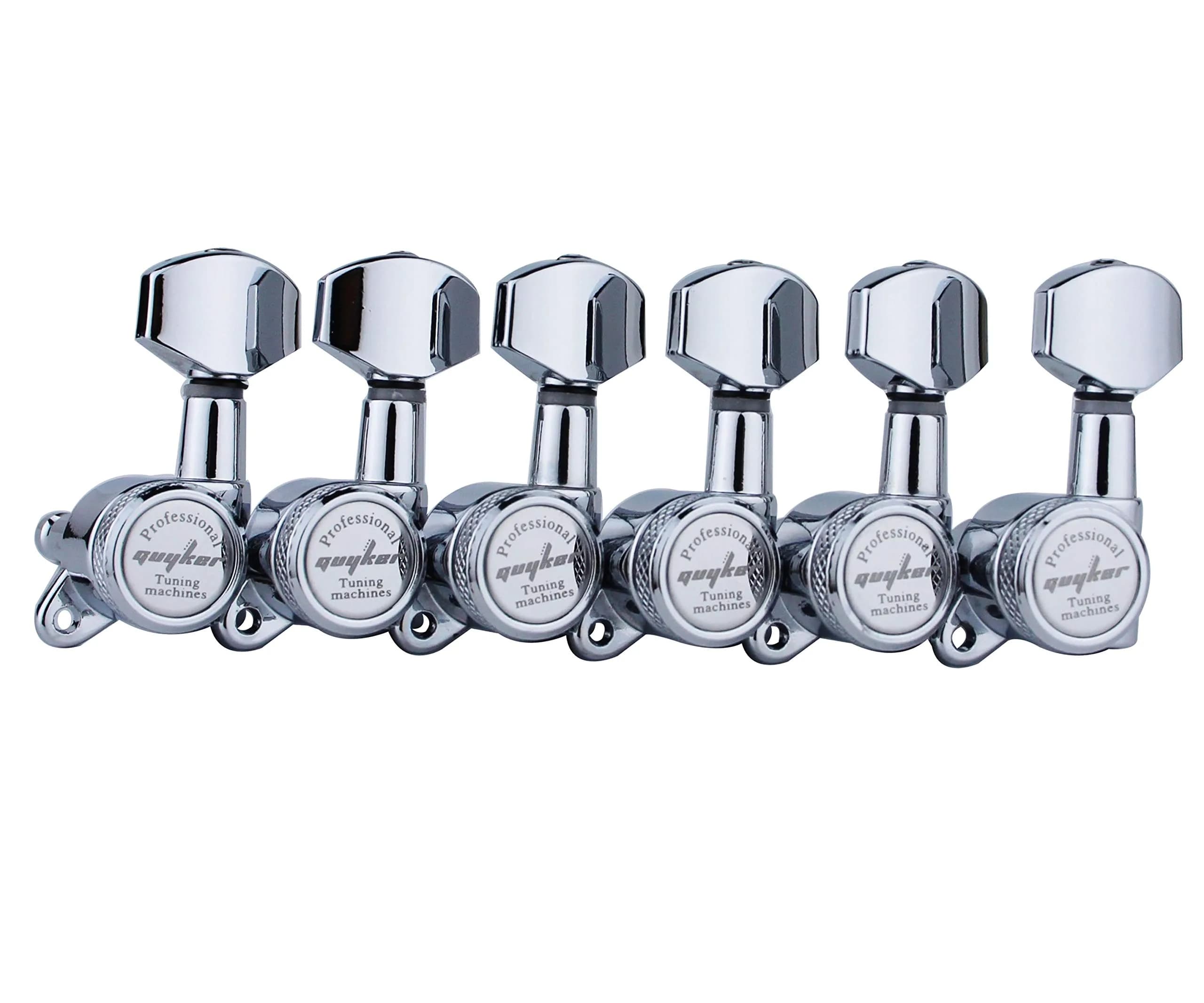 Guyker Guitar Locking Tuners (6-Pack, Left) - 1:18 Ratio Machine Heads | Chameleon Rainbow Finish - view 2
