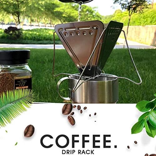 Lanema Collapsible Coffee Drip Stainless Steel | Portable Foldable Camping Coffee Maker thumbnail 7