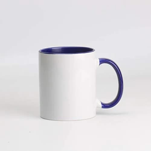 Home VSS 11oz White Ceramic Sublimation Coffee Mug | Solid Colors Inside & Handle, Case of 6 thumbnail 3