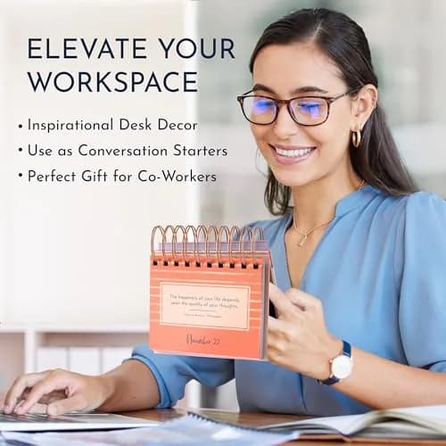 RYVE Daily Motivational Desk Calendar 10 cm (4 in) x 13 cm (5.3 in) | Perpetual Quotes & Affirmations thumbnail 7