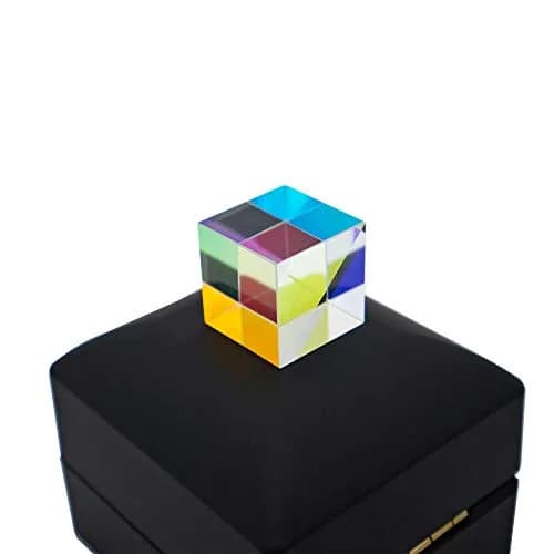 StayMax Dichroic X-Cube Prism RGB Dispersion Prism | Optical Glass Small Cube for Science & Decoration thumbnail 3