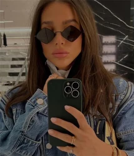 ENTHYI Diamond Shape Sunglasses for Men/Women Metal Quadrilateral Frame Shades UV Protection (Green) | Polarized thumbnail 6