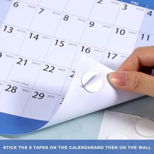 Artfan 2027 Yearly Wall Calendar | Large Colorful 34.8" x 22.8" | Full Year with Holidays thumbnail 5