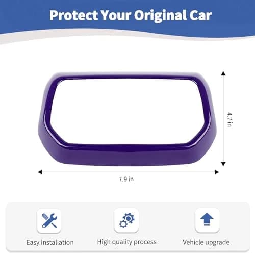 RT-TCZ Purple Rear Air AC Vent Cover Trim for Jeep Wrangler JLU Gladiator JT 4-Door thumbnail 6