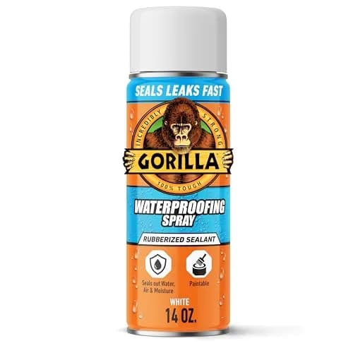 Gorilla Waterproofing Spray White 473ml (16 oz) | Seals Leaks & Cracks thumbnail 1
