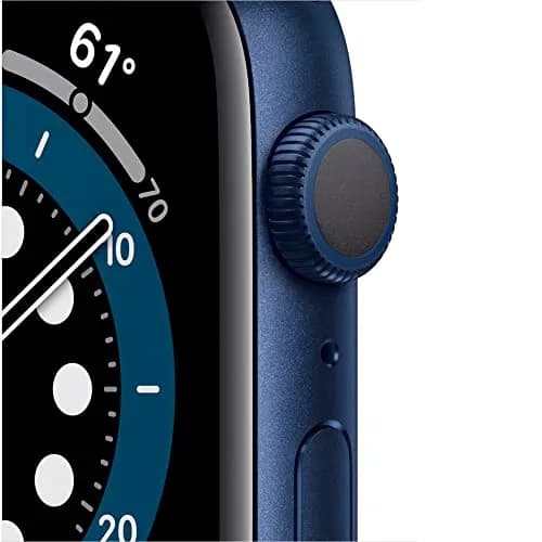 Apple Watch Series 6 GPS + Cellular 40mm Blue Aluminum Case with Deep Navy Sport Band | Health & Fitness Tracking thumbnail 2