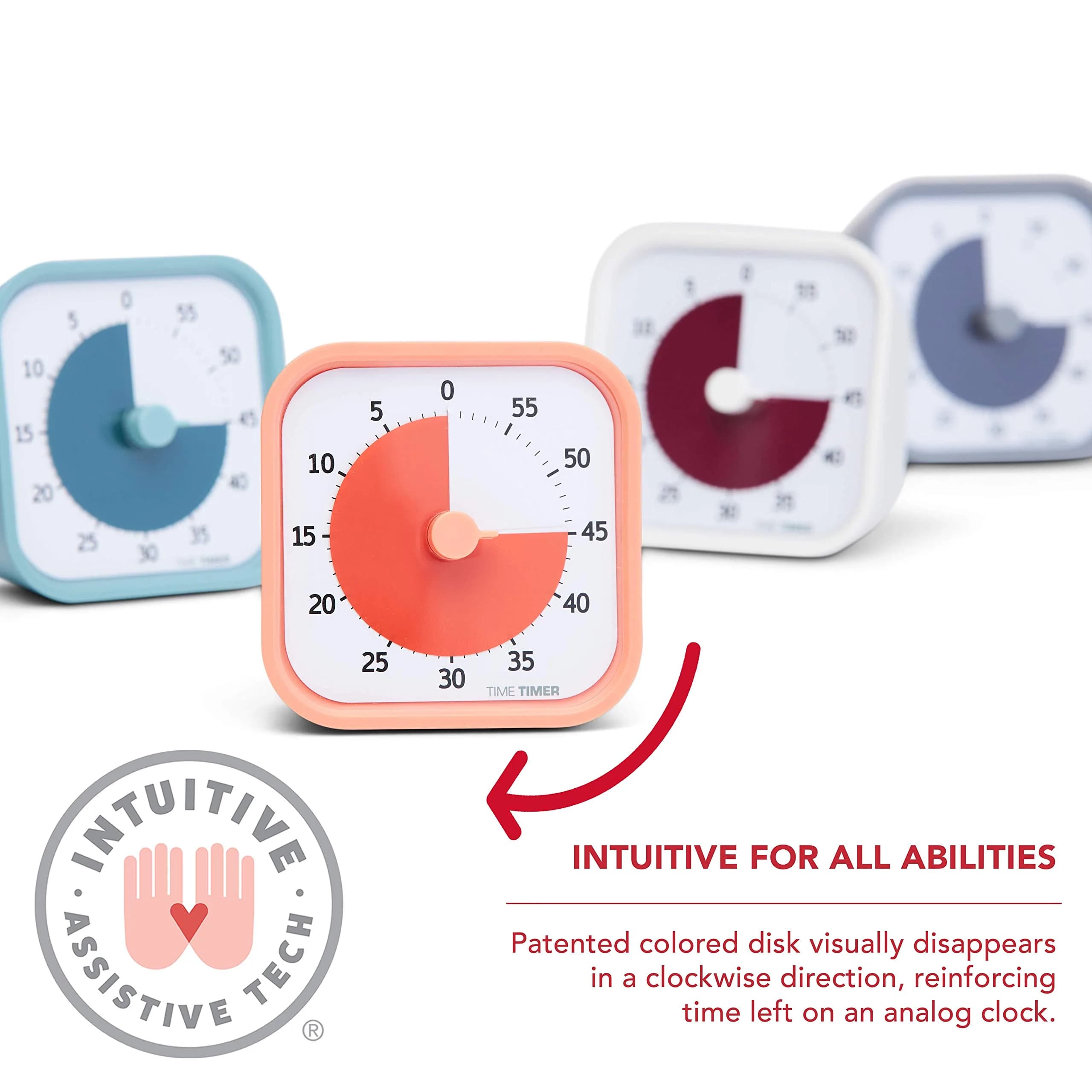 TIME TIMER Home MOD Visual Timer 60-Minute | 8.8cm (3.47 Inch) Diameter thumbnail 4