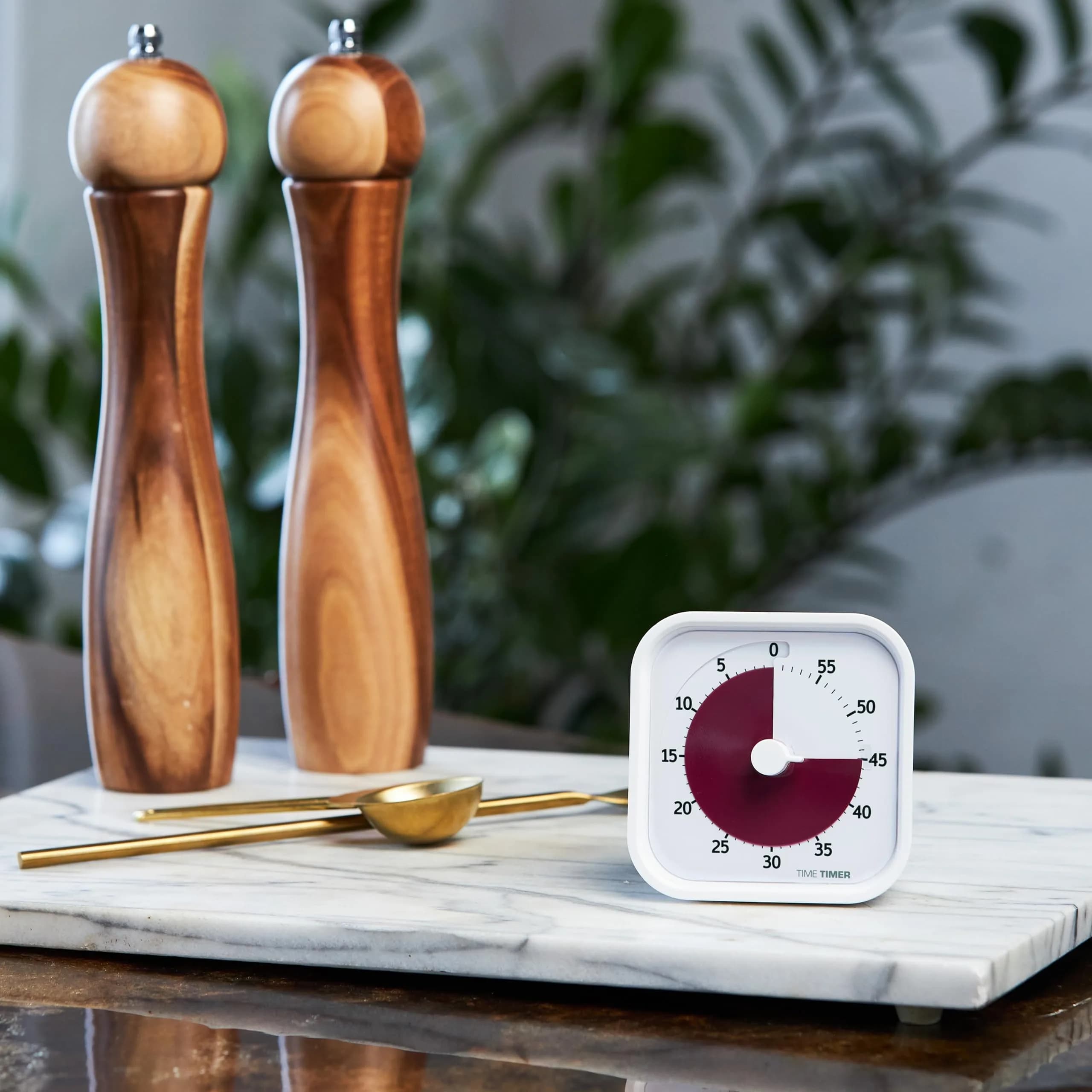 Time Timer Home MOD Visual Timer 60 Minute | Silent Operation, White Cotton Ball - view 2