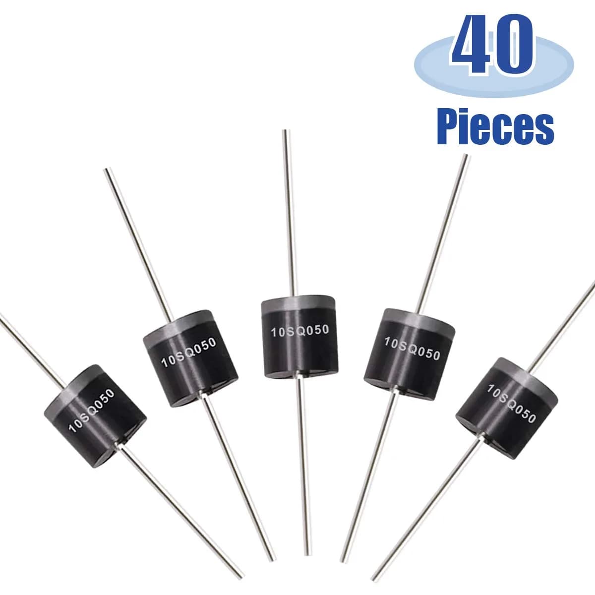 Tnisesm 10SQ050 Schottky Blocking Diode 50V 40 Pcs | Rectifier Diode Kit for Solar Panel - view 3
