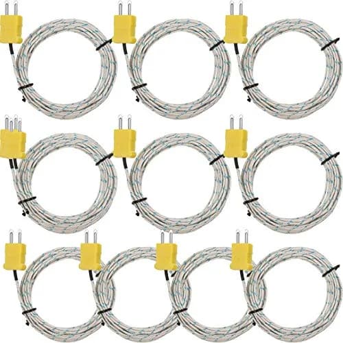Weewooday K Type Thermocouple Probe 3m | Fast Response, Universal Compatibility thumbnail 1