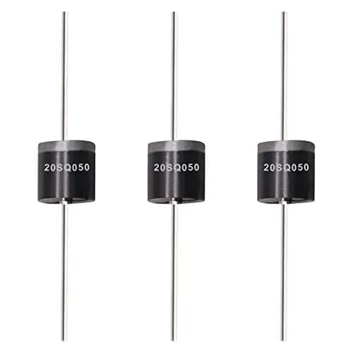 Tnisesm 20SQ050 Schottky Blocking Diode 20A 50V | 20 Pcs Axial Kit for Solar Panel thumbnail 1