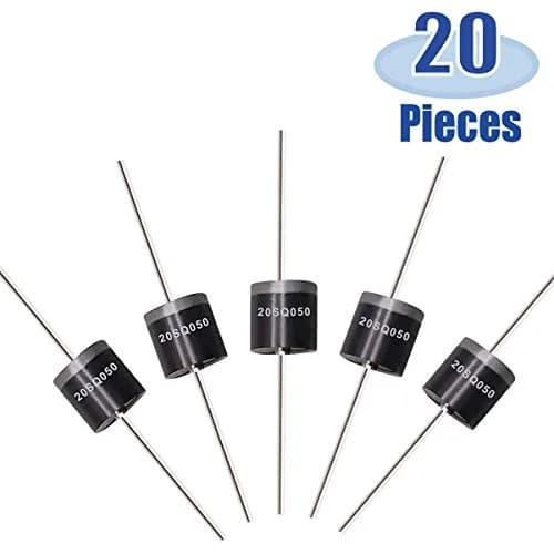 Tnisesm 20SQ050 Schottky Blocking Diode 20A 50V | 20 Pcs Axial Kit for Solar Panel thumbnail 3