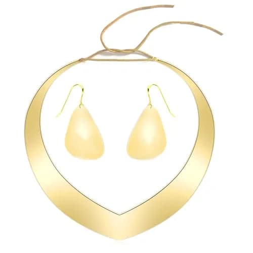 Gifytel Princess Necklace & Earrings Set | Halloween Costume Jewelry for Women thumbnail 1