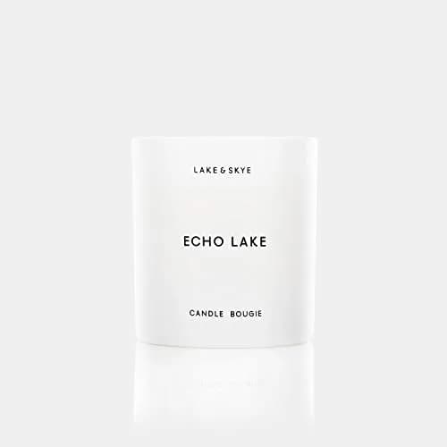 Lake & Skye Echo Lake Candle - Vegan Soy, Floral & Woody, 8 oz | 50 Hour Burn Time thumbnail 2