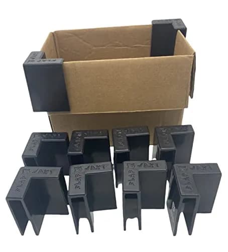 Elcmor Carton Clips Pack of 10 | Corrugated Cardboard Box Corner Holders for Warehouse & Packaging thumbnail 1