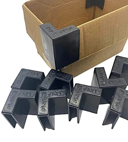 Elcmor Carton Clips Pack of 10 | Corrugated Cardboard Box Corner Holders for Warehouse & Packaging thumbnail 2