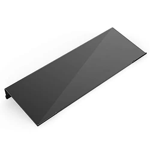 KOTEMON Acrylic Tilted Computer Keyboard Stand for Ergonomic Typing, 17"x5.5"x1.5" Black | Non-Slip, Ergonomic Design thumbnail 2