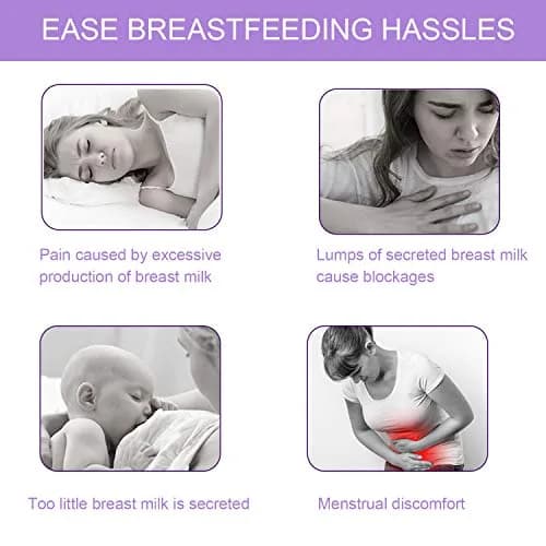 Gbrand Breast Therapy Pads, Hot Cold Breastfeeding Gel Pads 17cm (6.7 inches) | Reusable Cold & Hot Compress for Postpartum Recovery thumbnail 6