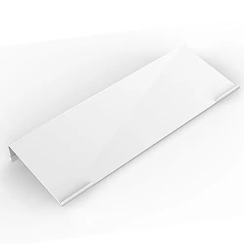 KOTEMON Acrylic Tilted Keyboard Stand for Ergonomic Typing | White, Full Size thumbnail 3