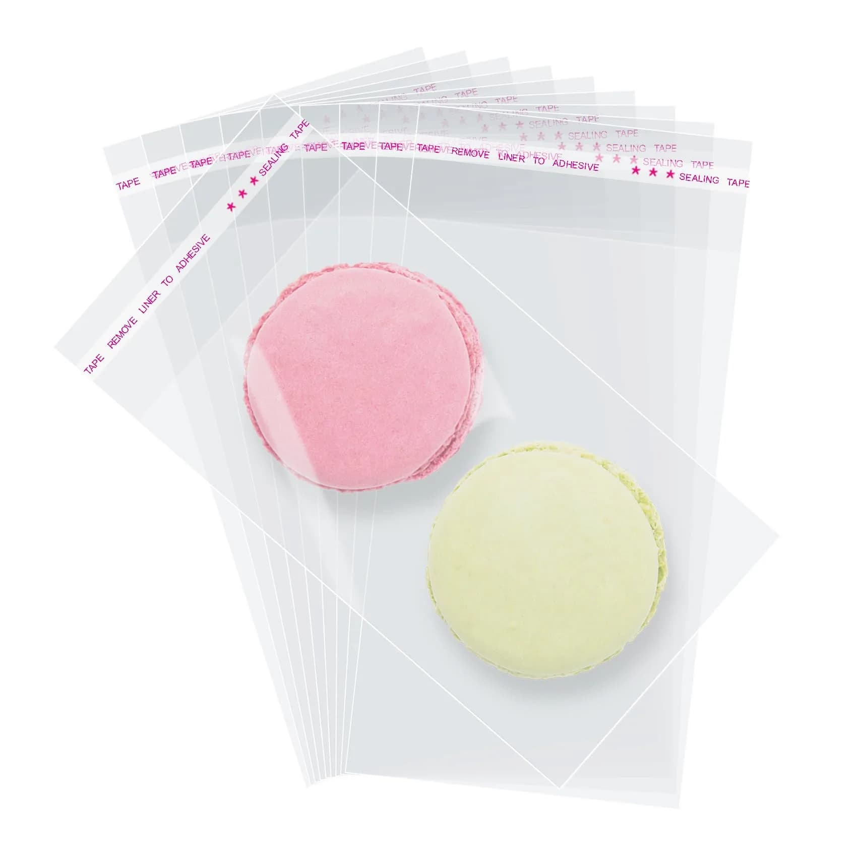 Morepack Clear Cellophane Treat Bags 200Pcs 7.62cm x 12.7cm (3"x5") | Professional Grade for Packaging Party Favors, Candy, and Small Items - main product image
