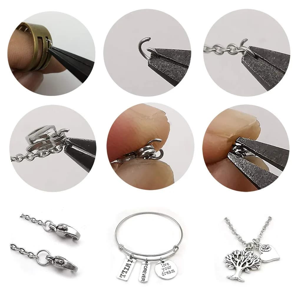 WOCRAFT Stainless Steel Jump Rings 8mm 9mm 10mm (1.5mm Thick) | 300pcs Mix Connector Rings for Jewelry Making - view 5