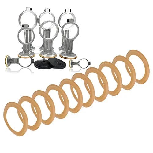 ViaGasaFamido Rubber Piston Ring Replacement Kit 10-Pack | High Durability for Oil-Free Silent 550W Compressors thumbnail 4