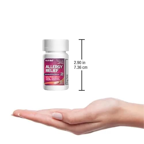 HealthA2Z Fexofenadine HCl 180mg Caplets | 24-Hour Allergy Relief, 30 Count thumbnail 5