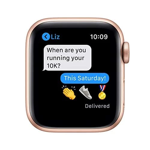 Apple Watch Series 6 GPS 40mm Gold Aluminum Case Pink Sand Sport Band | Always-On Retina Display thumbnail 5