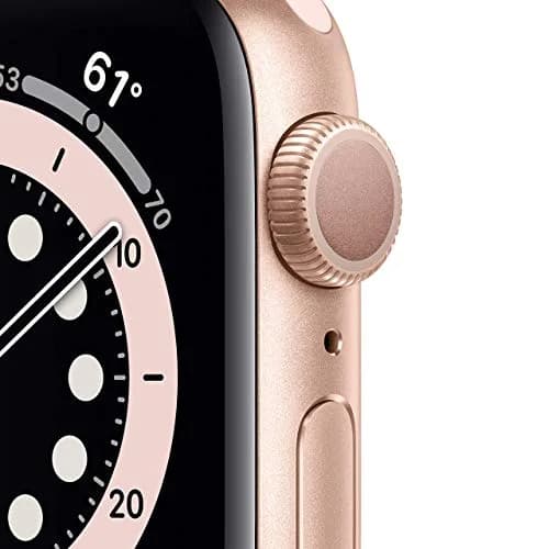 Apple Watch Series 6 GPS 40mm Gold Aluminum Case Pink Sand Sport Band | Always-On Retina Display thumbnail 2