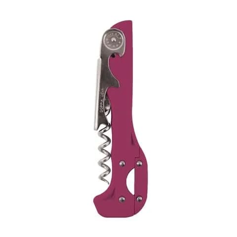 Franmara Boomerang Two-Step Corkscrew Wine Opener with Foil Cutter - Fuchsia | Efficient Waiter's Corkscrew for Wine Bottles thumbnail 2